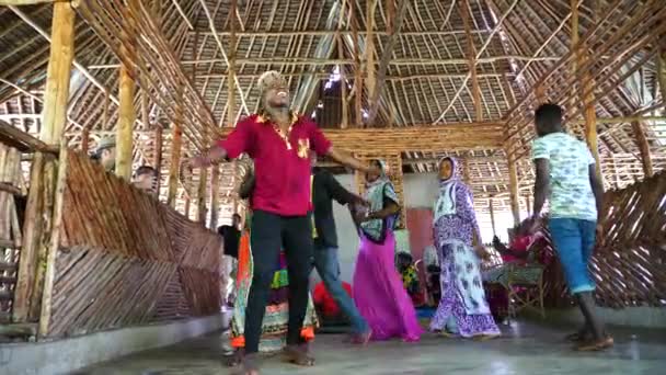 Zanzibar Tanzania November 2019 Traditional African Dances Performed Local Men — Stock videók