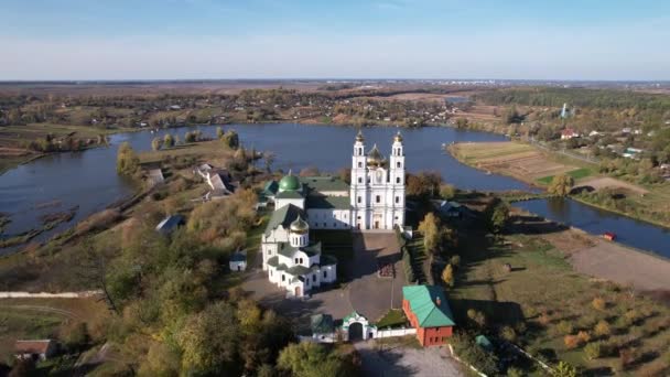 Gorodishchensky Santa Natività Del Monastero Theotokos Monastero Maschile Ortodosso Nel — Video Stock