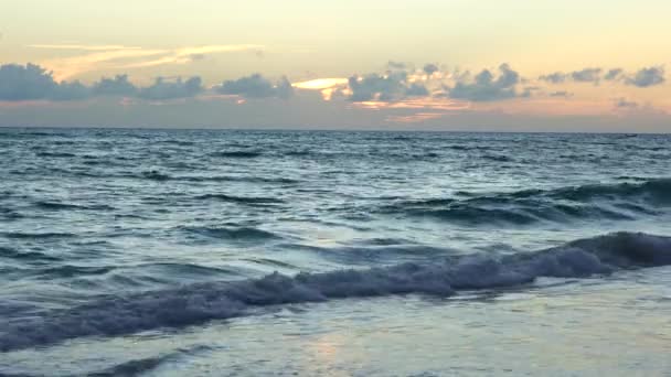 Beautiful Sunrise Indian Ocean Island Zanzibar Tanzania East Africa Travel — Stockvideo