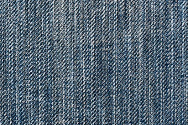Blauwe Jeans Stof Achtergrond Denim Textuur Close Zicht — Stockfoto