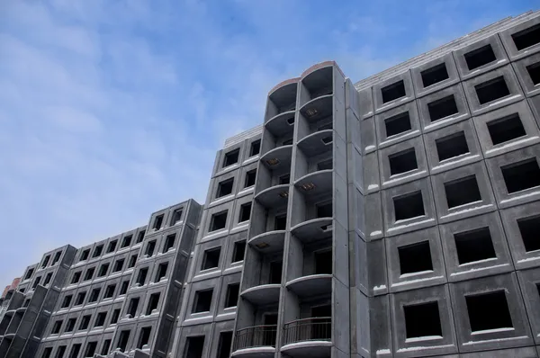 Onvoltooide gebouw Rechtenvrije Stockfoto's