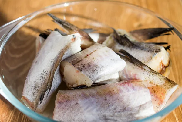 Риба, walleye Поллок, минтай Далекосхідний — стокове фото