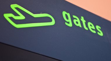 Gates işareti Havalimanı