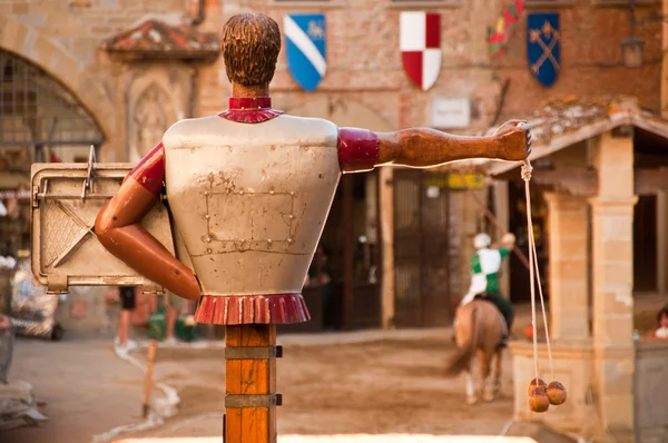 Un torneo de caballos, Toscana, Italia Imagen De Stock