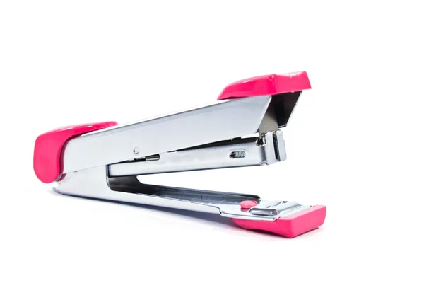 Pink stapler isolated — Stock Photo, Image