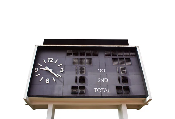 Score board on white background — Stock Photo, Image