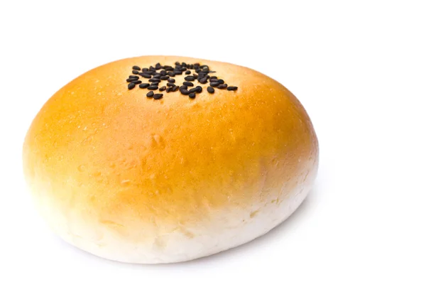 Pan fresco con sésamo aislado —  Fotos de Stock