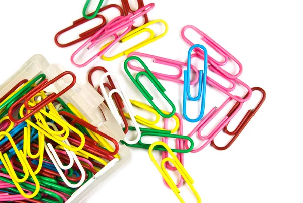 A colorful paper clip — Stock Photo, Image