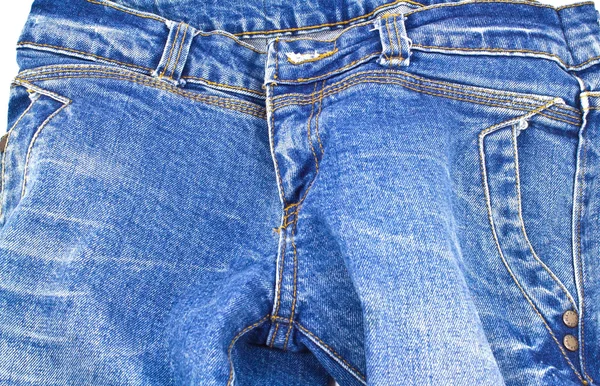 Jeans denim bleu — Photo