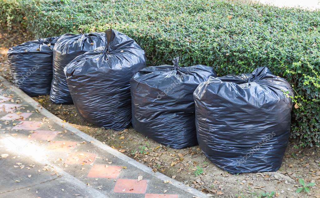Pile Of Black Garbage Bags Stock Photo By Rutchapong 44562607 Pile Of Black Garbage Bags Stock Photo, How To Cover Garden With Black Plastic Bags