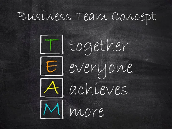 Business Team Konzept Gemeinsam Erreicht Jeder Mehr Teamwork Motivationskonzept Weiße — Stockfoto