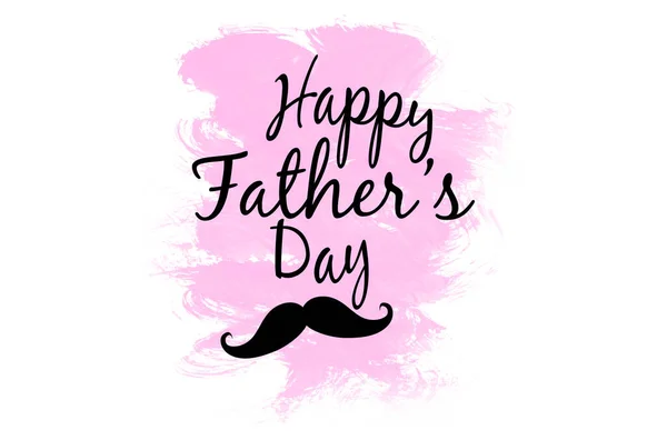 Happy Father Day Greeting Card Watercolor Pastel Background Your Design — ストック写真