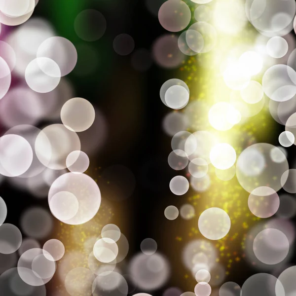 Abstract bokeh light with low light background illustration. Colorful background with defocused lights.Magic concept. Christmas concept.