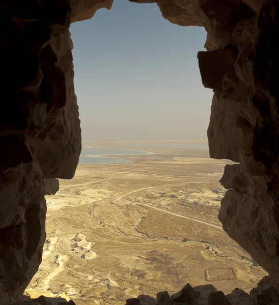 Из крепости Масада — стоковое фото