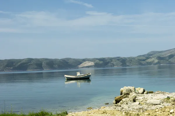 Narta laguny, albania — Zdjęcie stockowe