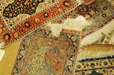Turkish carpets clipart