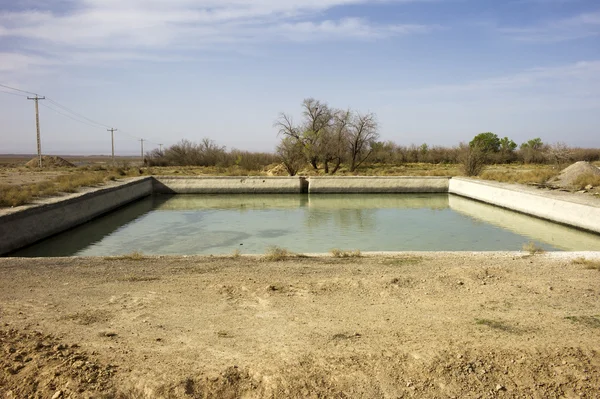 Water pool in Iran Royalty Free Stock Photos