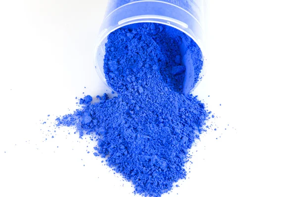 Blaues Pigment Stockfoto