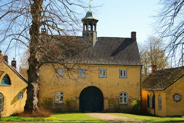 Jersbek Malikanesi Nin 1678 Deki Gatehouse Jersbek Holstein Eyâletinde — Stok fotoğraf