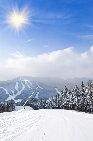 滑雪度假村 — 图库照片