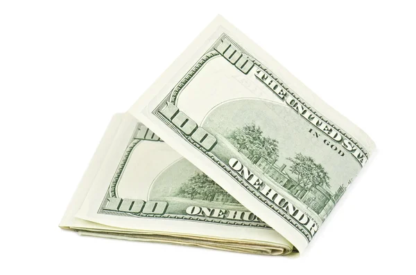 Dollars on white — Stock Photo, Image