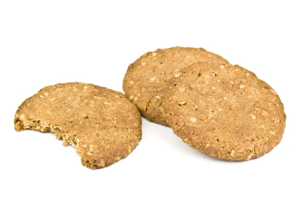 Biscoitos crocantes de aveia — Fotografia de Stock