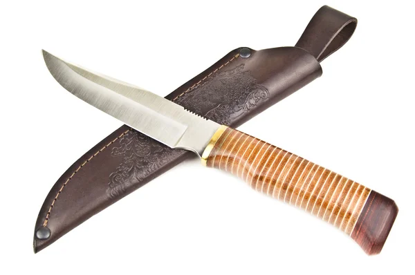 Estuche y cuchillo — Foto de Stock