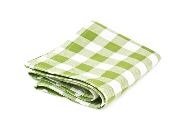 Grüne Serviette — Stockfoto