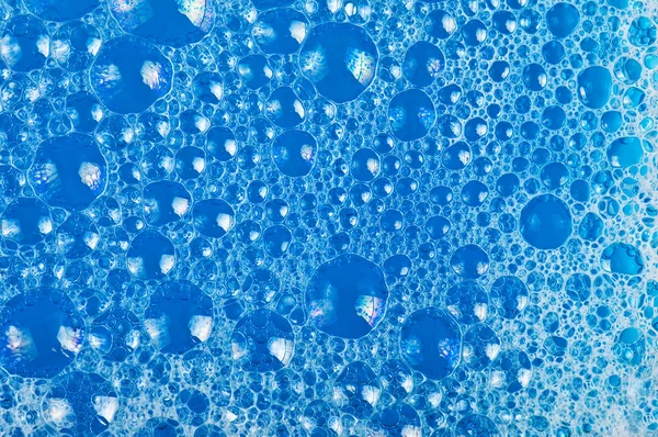 Texture schiuma blu — Foto Stock