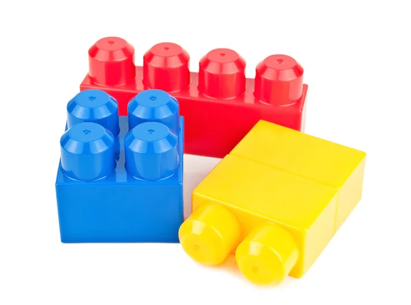 Plastic speelgoed blokken — Stockfoto