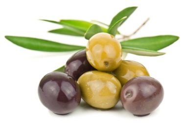 Yeşil ve siyah zeytin