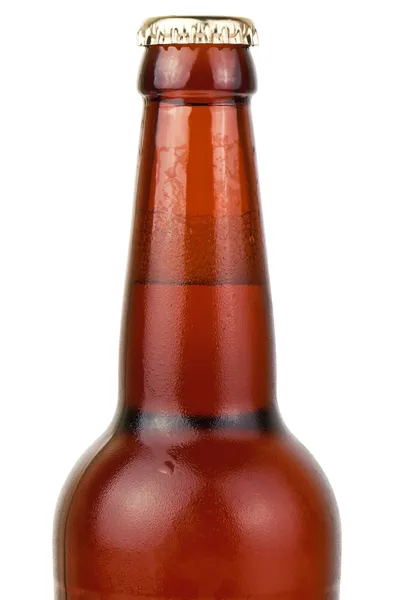 Natte flesje bier — Stockfoto