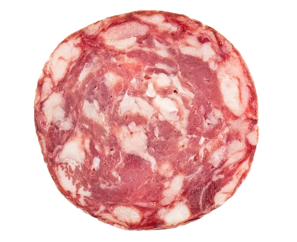 Slice of salami — Stock Photo, Image