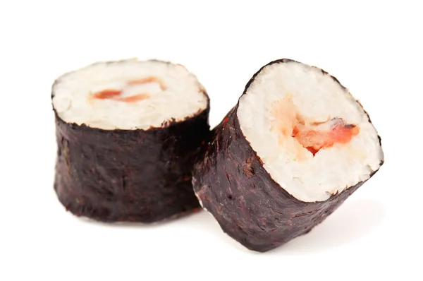 Dwie rolki sushi — Zdjęcie stockowe