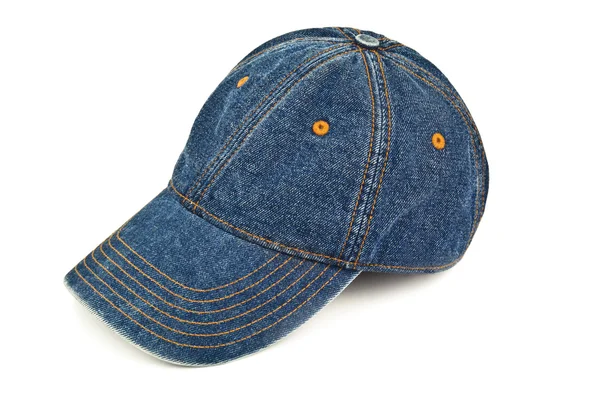 Blue jeans cap — Stock Photo, Image