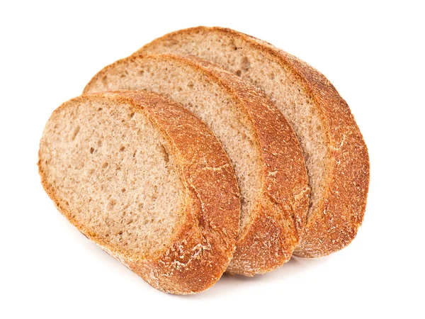 Drie stukken van het brood — Stockfoto