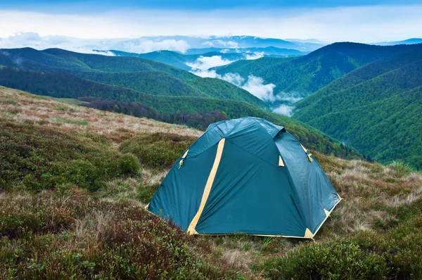 Mokry namiot — Zdjęcie stockowe
