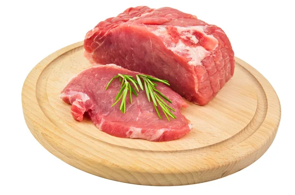 Meat and rosemary — Stock Photo, Image