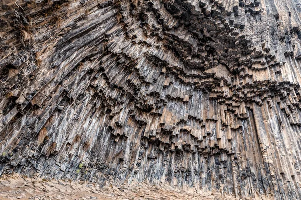 Symphony Stones Basalt Organ Massive Basalt Column Formations Garni Gorge — Foto de Stock