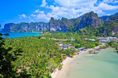 Tayland 'daki Railay Körfezi' ne bak