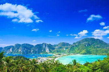 tropik ada tatil - phi phi Island, krabi il Tayland ile görüntüleme