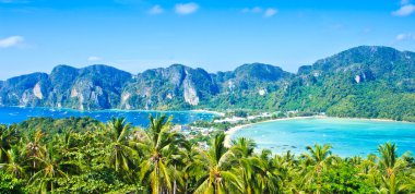 tropik ada tatil - phi phi Island, krabi il Tayland ile görüntüleme