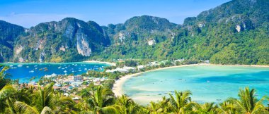tropik ada tatil - phi phi Island, krabi il Tayland ile görüntüleme