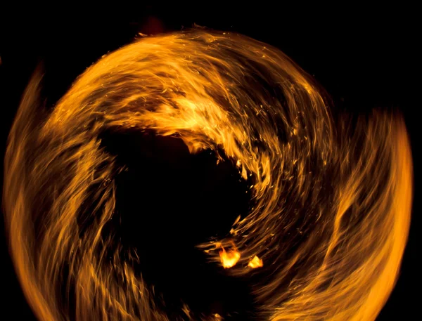 Abstract Disegno Sentieri fiammeggianti Sentieri fiammeggianti prestazioni notturne — Foto Stock