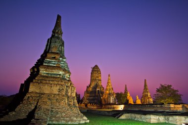 ayuthaya il Tayland tapınak wat chaiwatthanaram