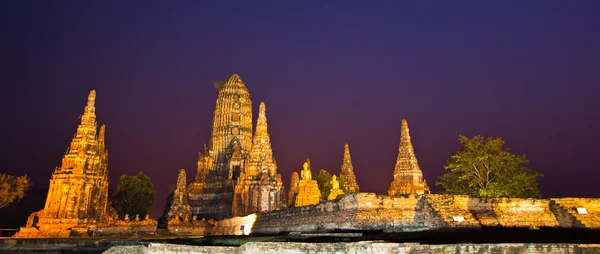 अयोध्या प्रांत थायलंडचे मंदिर वॉट चायवतथनाराम — स्टॉक फोटो, इमेज