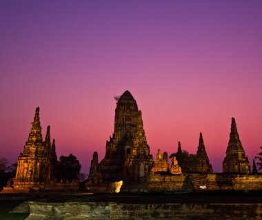 ayuthaya il Tayland tapınak wat chaiwatthanaram