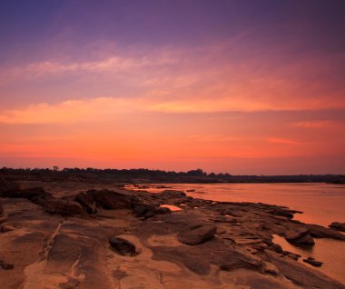 Tayland'da Sam-pan-bok Büyük Kanyon görmek