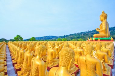 Buda heykelleri, altın buddha, Tayland, Asya