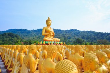 Buda heykelleri, altın buddha, Tayland, Asya